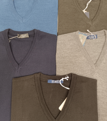 MEN'S SHAPED SWEATER MS60/OS Tellini S.r.l. Wholesale Clothing